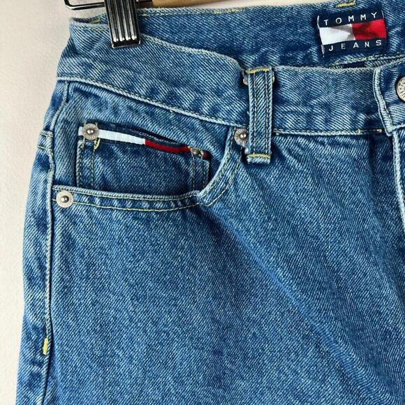 Y2k Tommy Hilfiger Baggy Jeans women's size 5 Vintage Jeans 28 waist - Picture 7 of 9